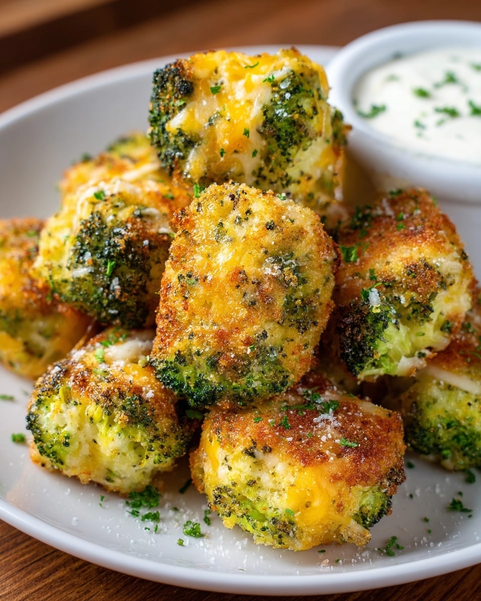 Low-Carb Broccoli Cheese Rounds Recipe - Recipe Image