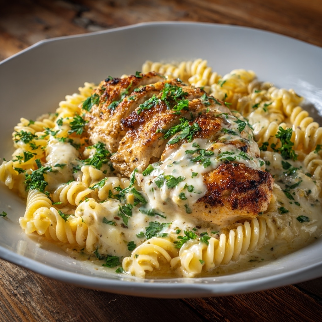 Cajun Cream Cheese Alfredo Bowties Recipe