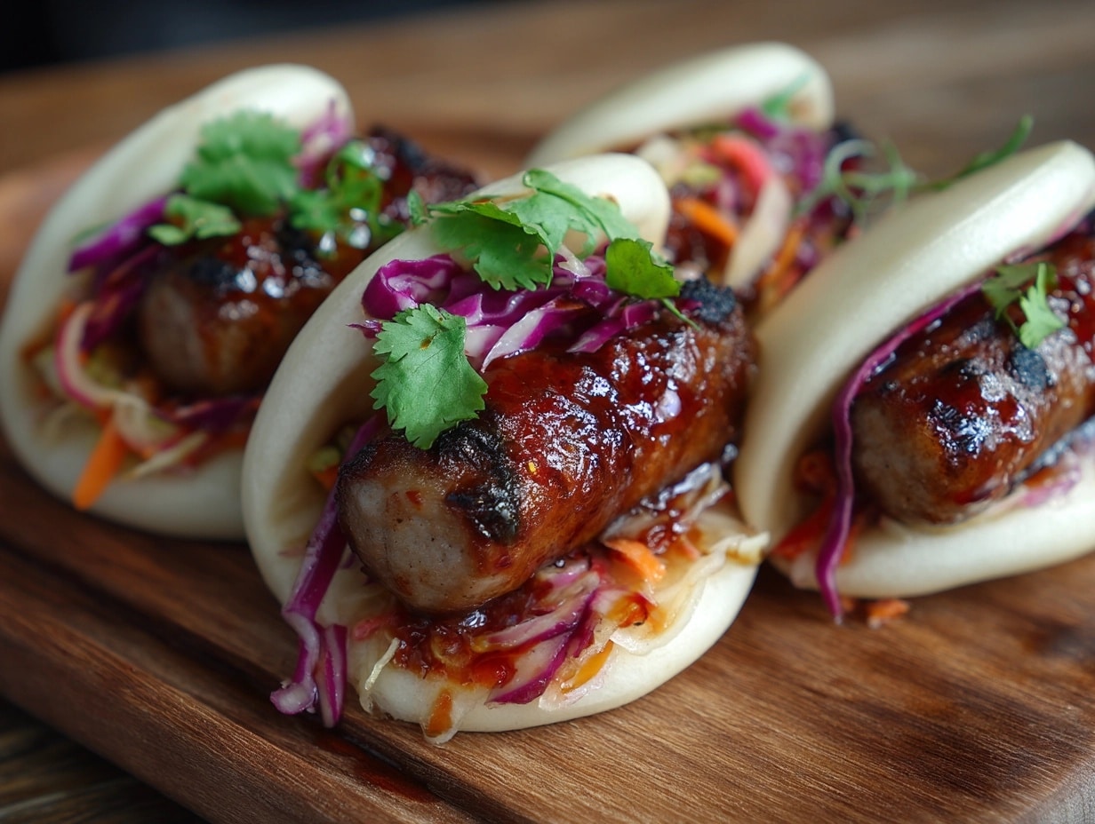 Sweet & Spicy Soy Braised Short Rib Steamed Buns (Bao) Recipe