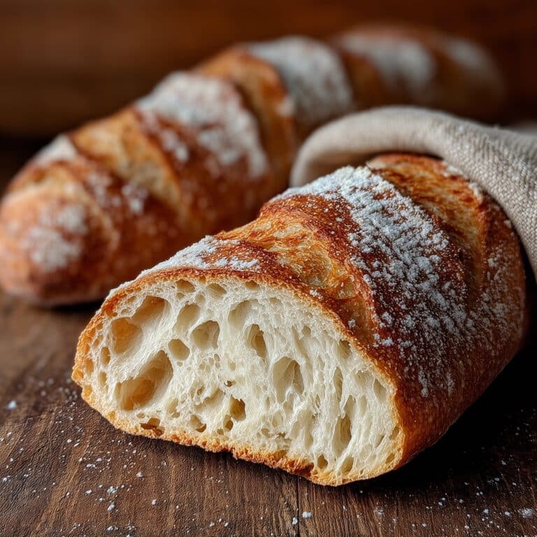 No-Knead French Baguette Recipe
