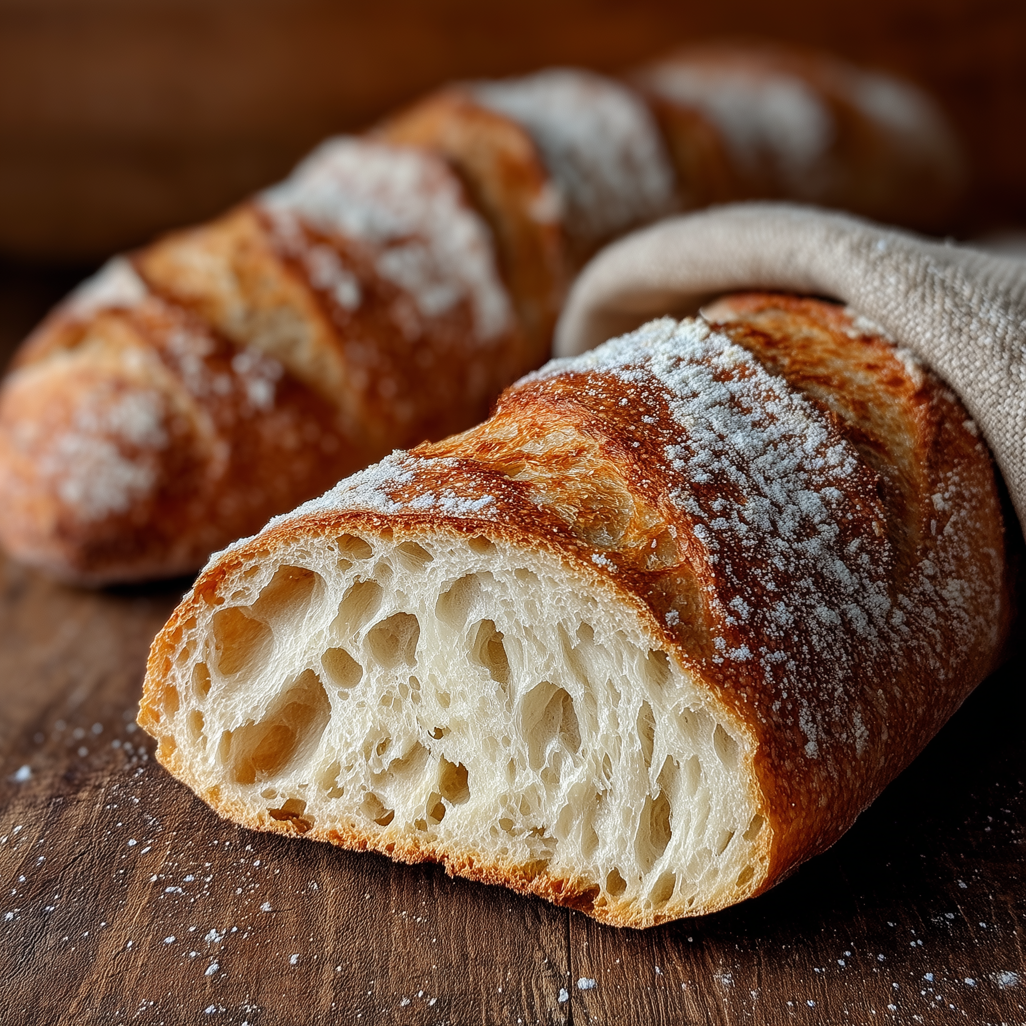 No-Knead French Baguette Recipe - Recipe Image