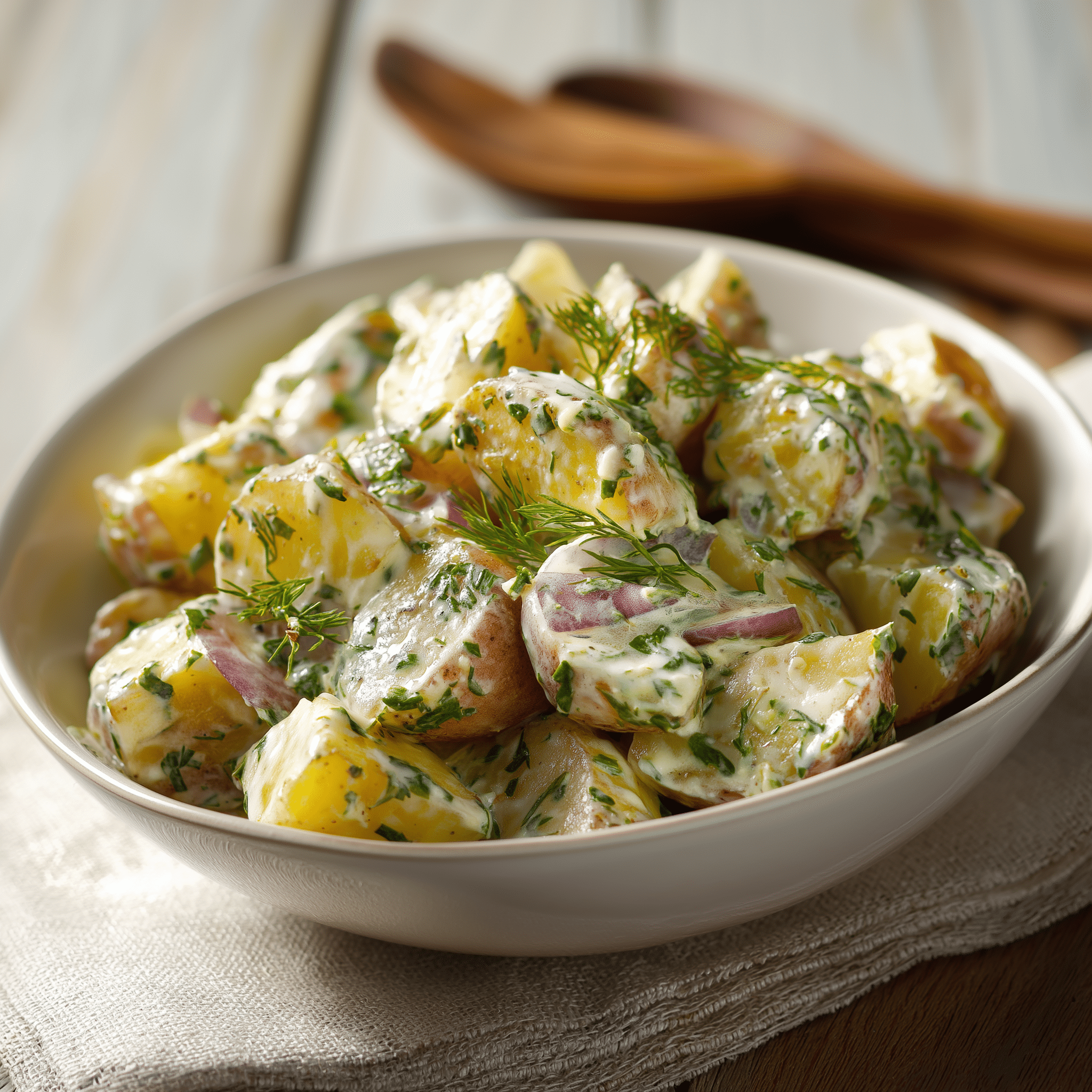 Cauliflower Potato Salad Recipe - Recipe Image