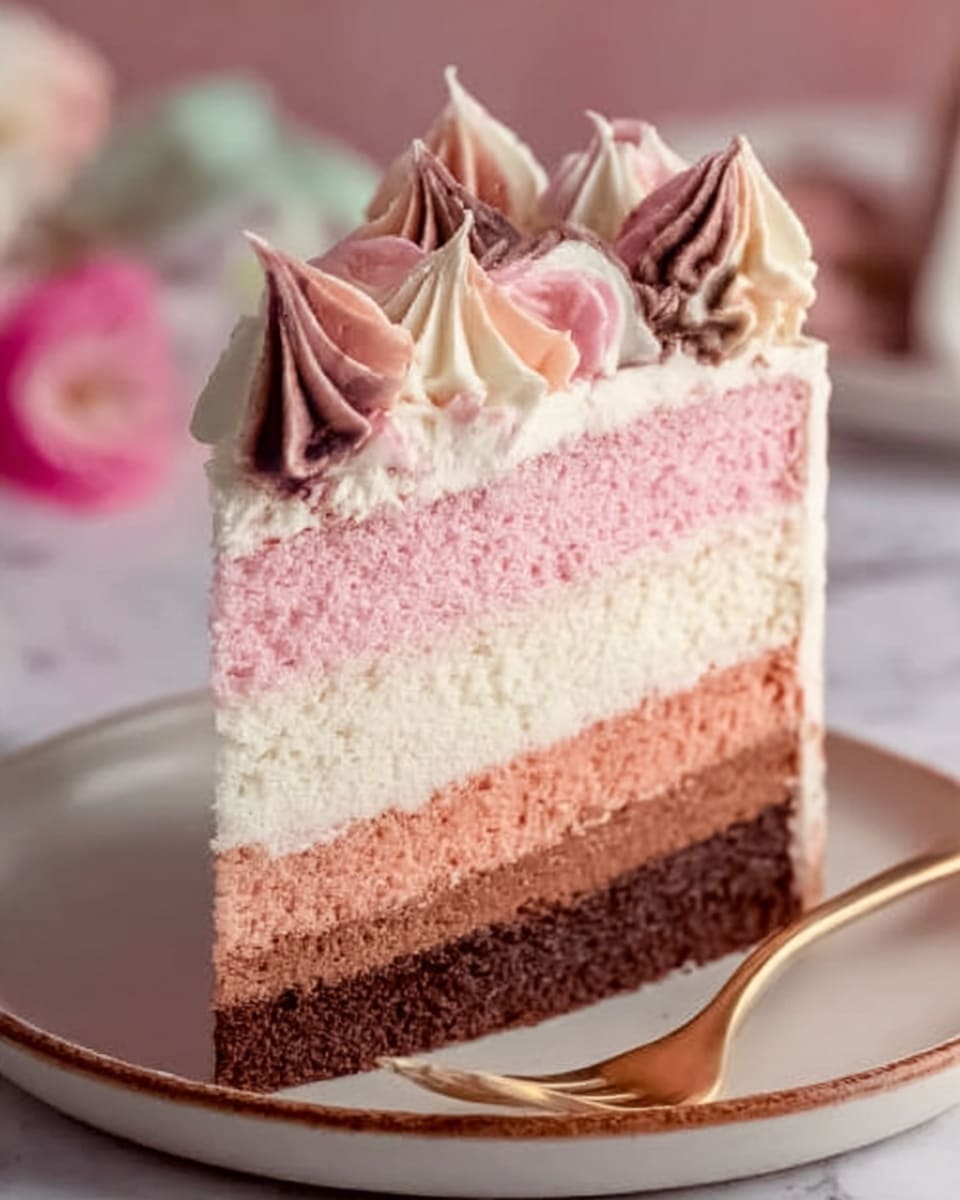 Neapolitan Cake Recipe - Recipe Image
