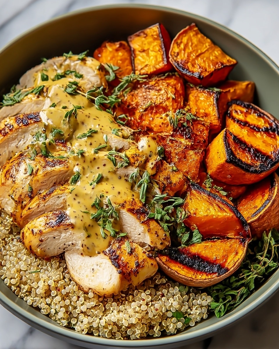 Maple Dijon Chicken & Sweet Potato Bowls That Comfort Your Soul Recipe