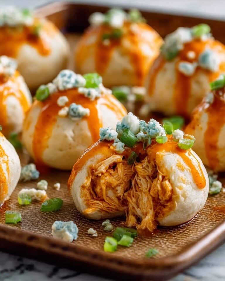 Cheesy Buffalo Ranch Chicken Bombs Recipe