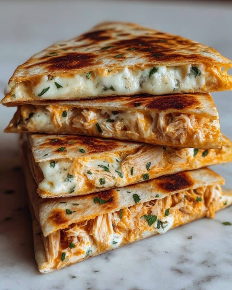 Protein Chicken Ranch Quesadilla Crispy Creamy Low Carb Recipe