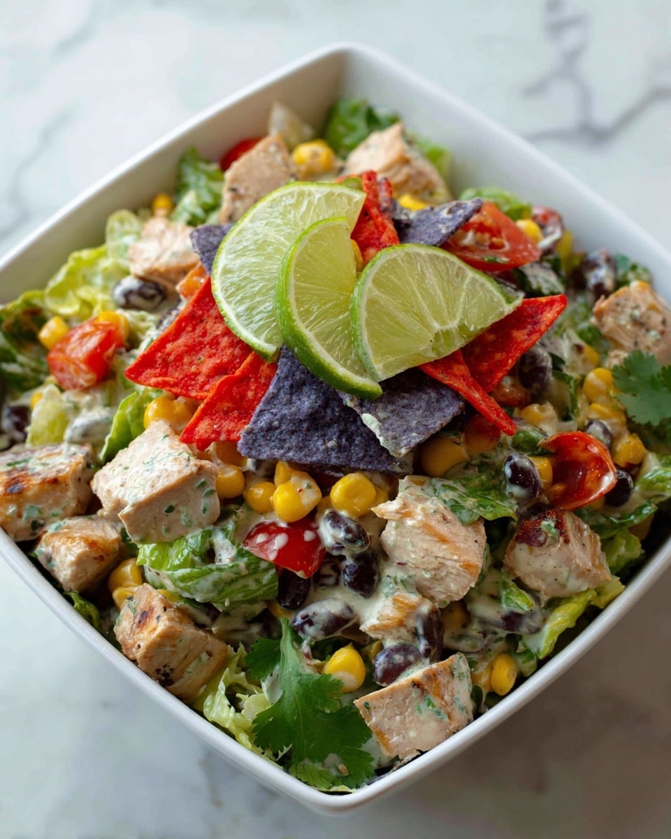 Tex-Mex Chopped Chicken Salad Recipe - Recipe Image