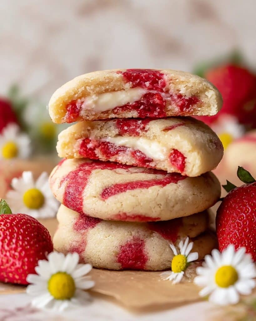 Strawberry Cheesecake Cookies Recipe