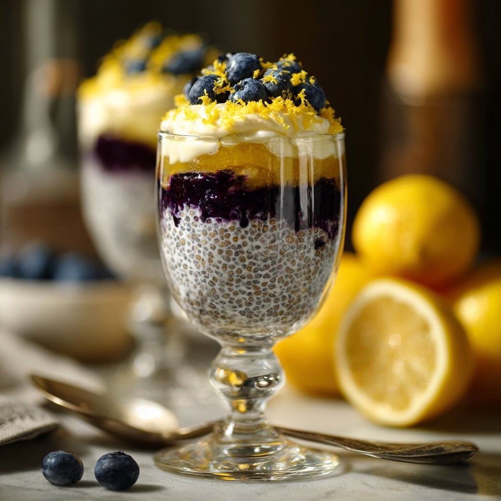 Lemon Chia Seed Pudding Recipe - Recipe Image