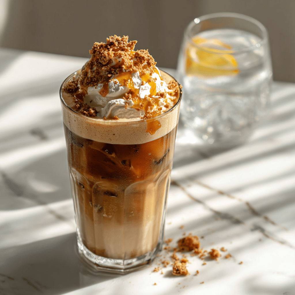 French Toast Iced Latte Recipe - Recipe Image