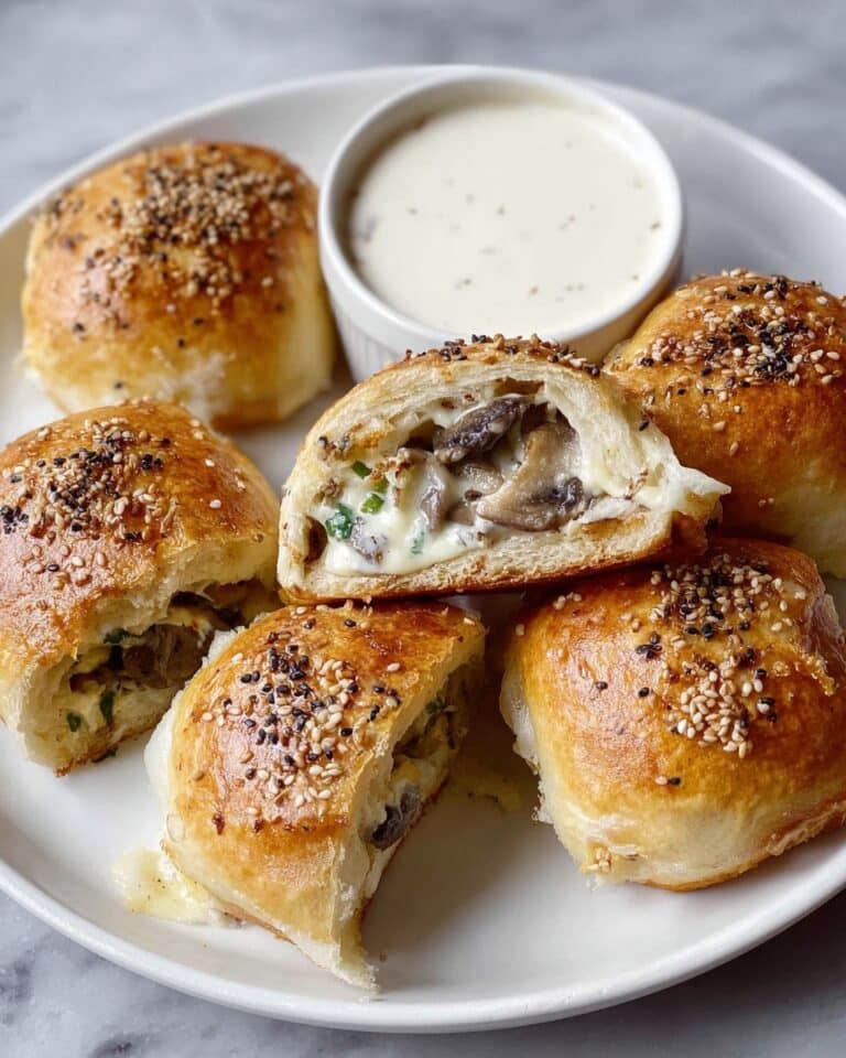 Cheesesteak Stuffed Biscuits Recipe