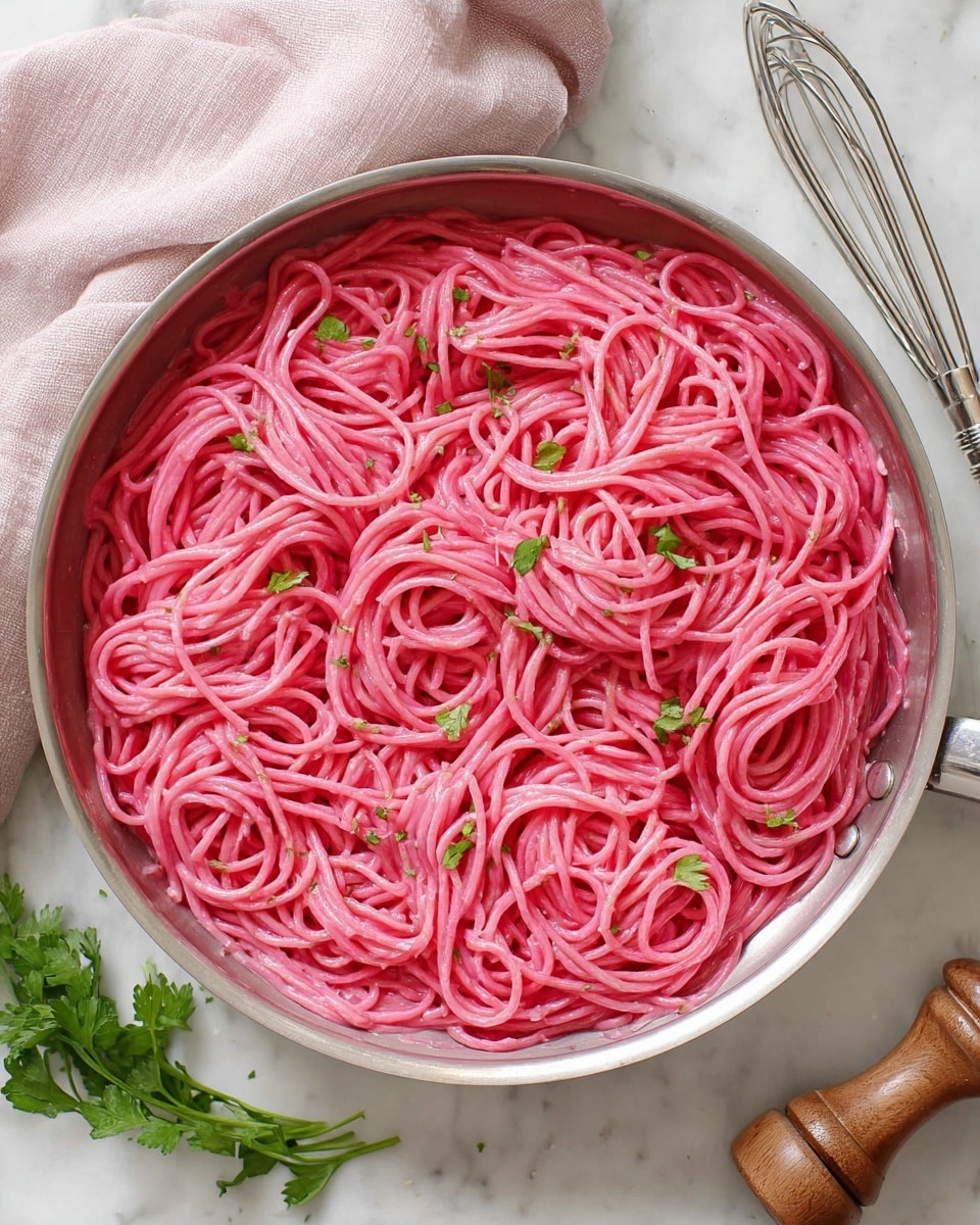 Pink Pasta with Beet and Ricotta Sauce Recipe - Recipe Image