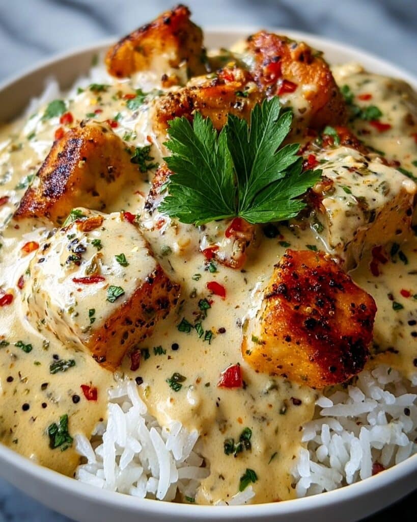 Smothered Chicken and Rice Recipe