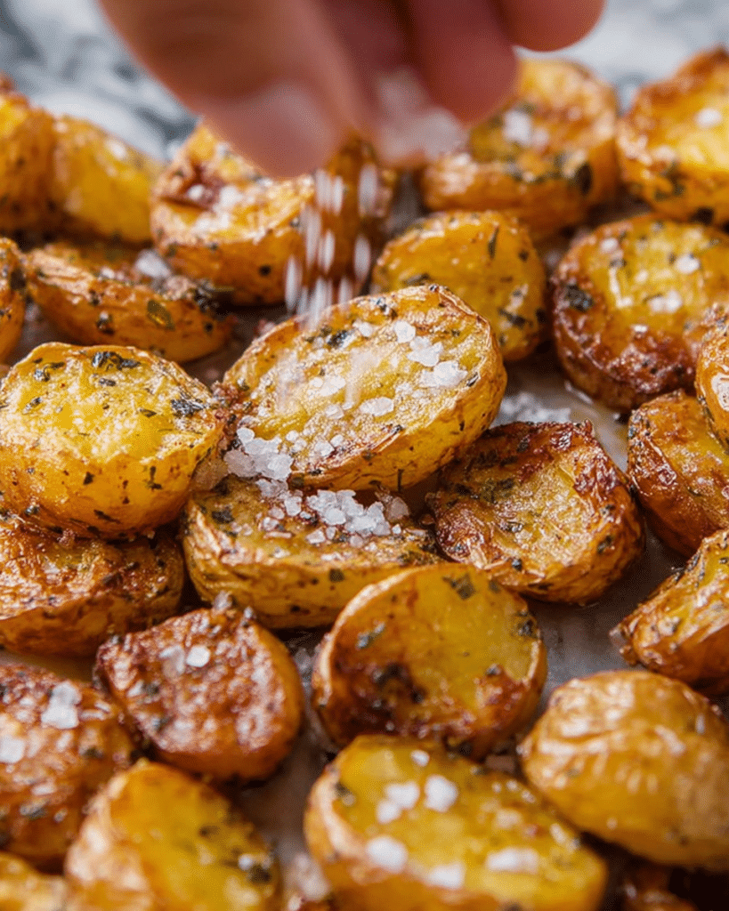 Crispy Air Fryer Potatoes with Garlic, Italian Seasoning, and Lemon Recipe
