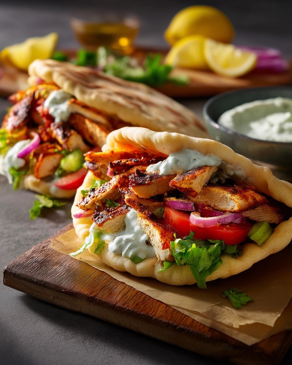 Creamy Garlic Chicken Shawarma Recipe - Recipe Image