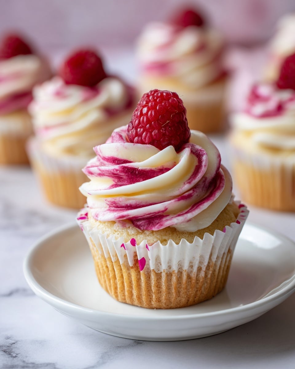 Raspberry Swirl Cupcakes Recipe
