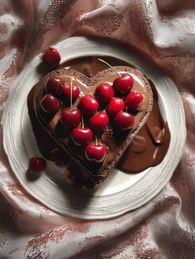 Chocolate Peanut Butter Valentine’s Heart Recipe
