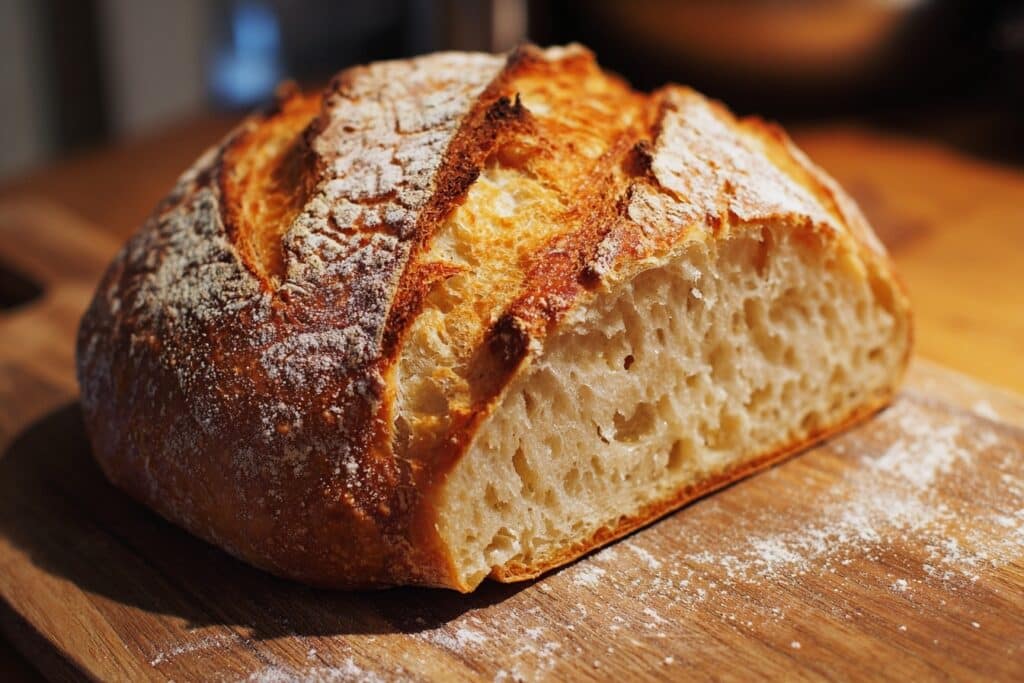 Classic Sourdough Bread Recipe with Crispy Crust and Natural Leavening Recipe