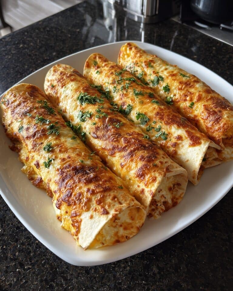 Low Carb Cheesy Garlic Chicken Wraps Recipe