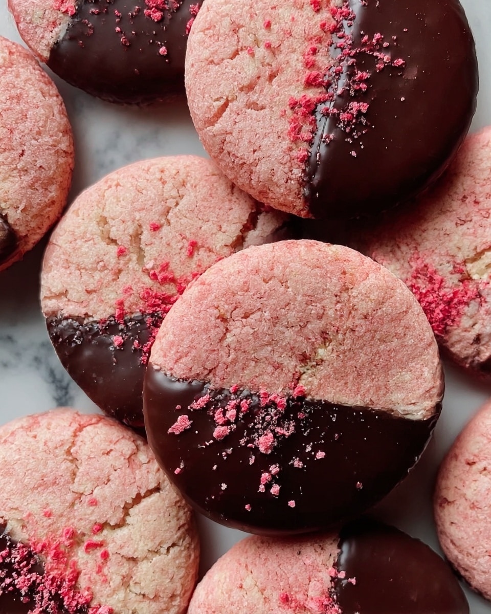 Chocolate Covered Strawberry Cookies Recipe - Recipe Image