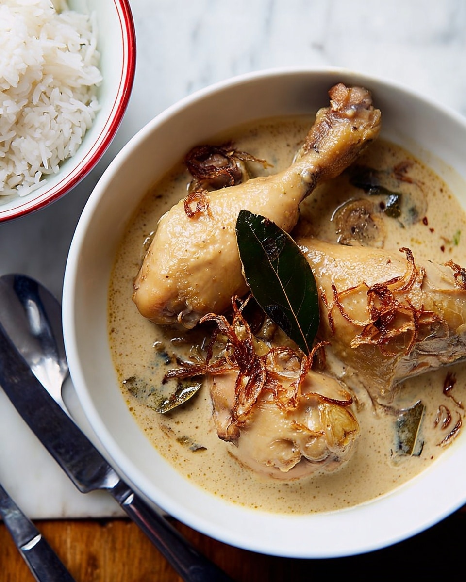 Opor Ayam (Indonesian Chicken Curry) Recipe - Recipe Image