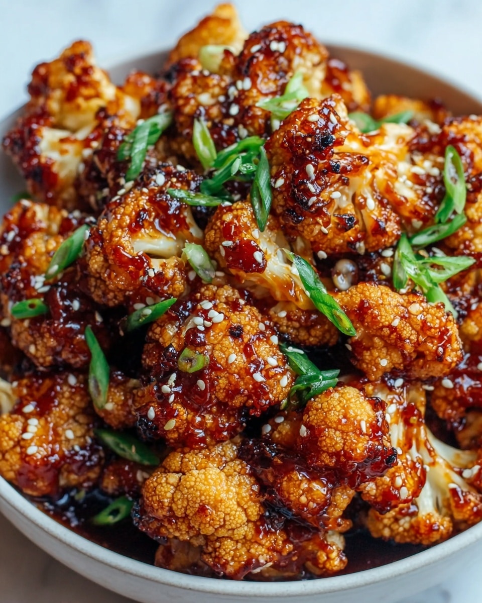 Sweet Spicy Baked Cauliflower Recipe - Recipe Image