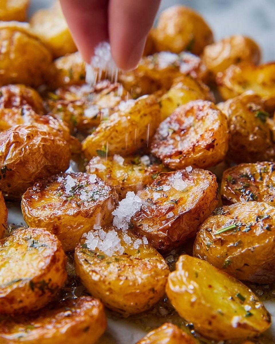 Crispy Air Fryer Potatoes with Garlic, Italian Seasoning, and Lemon Recipe - Recipe Image