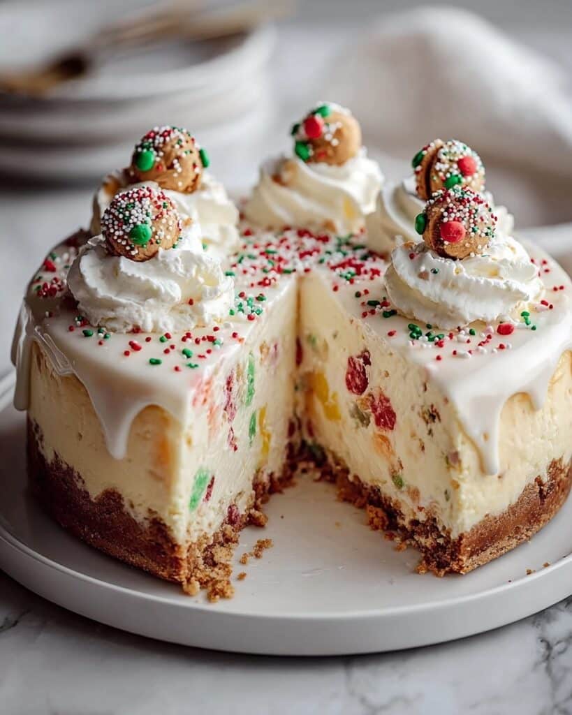 Sugar Cookie Base & Crumble with Christmas Sprinkles Recipe