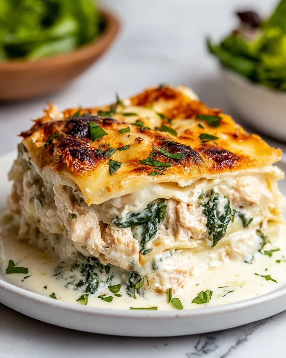 Creamy Chicken and Spinach Casserole Recipe - Recipe Image