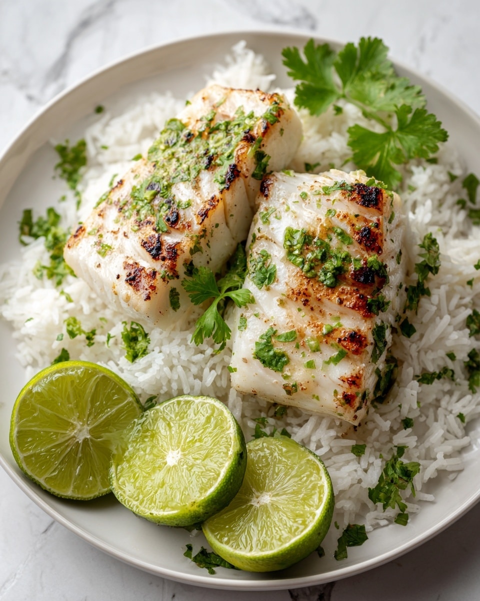 Coconut Lime Fish with Rice Recipe