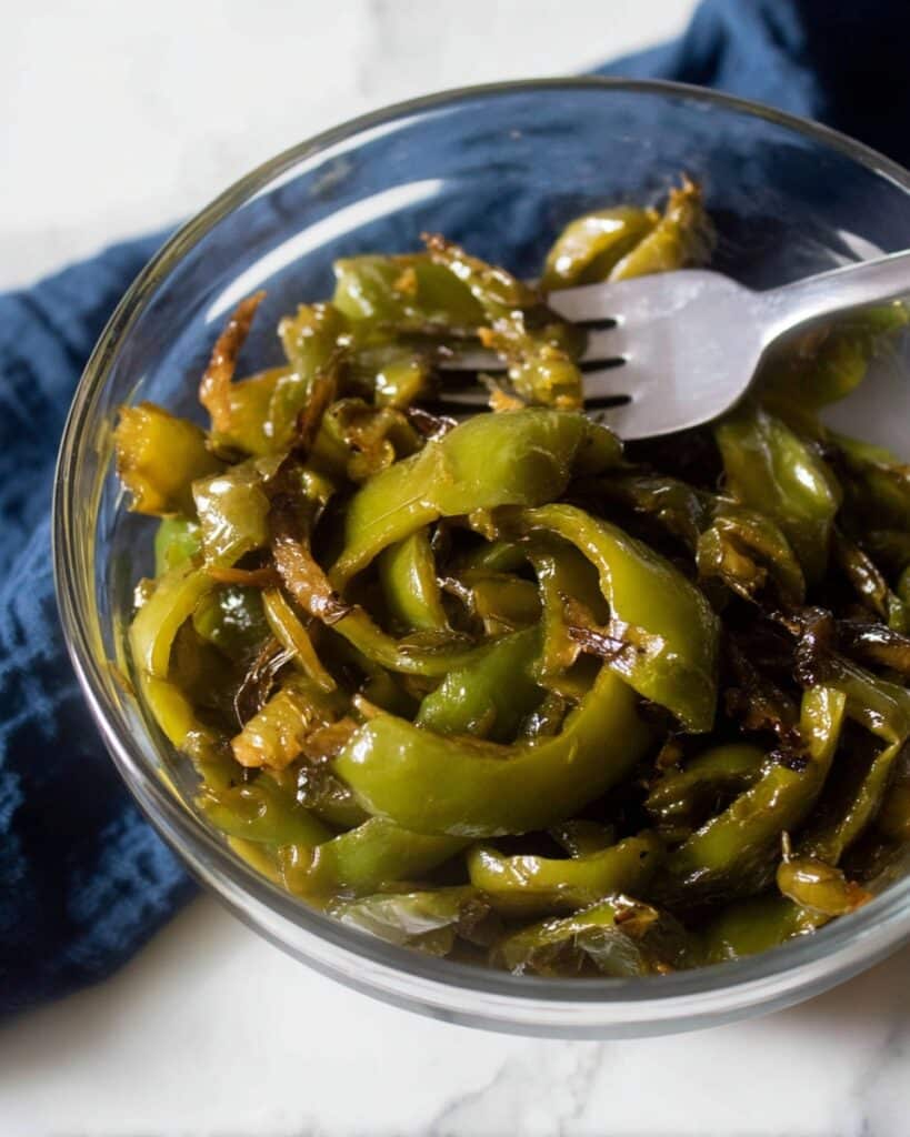Caramelized Green Bell Peppers Recipe