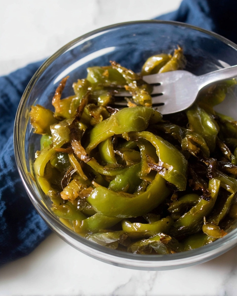 Caramelized Green Bell Peppers Recipe