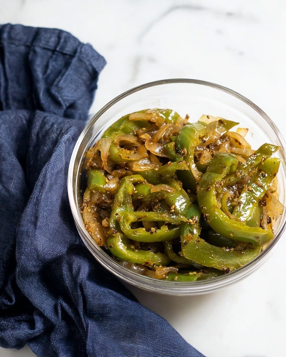 Caramelized Green Bell Peppers Recipe - Recipe Image
