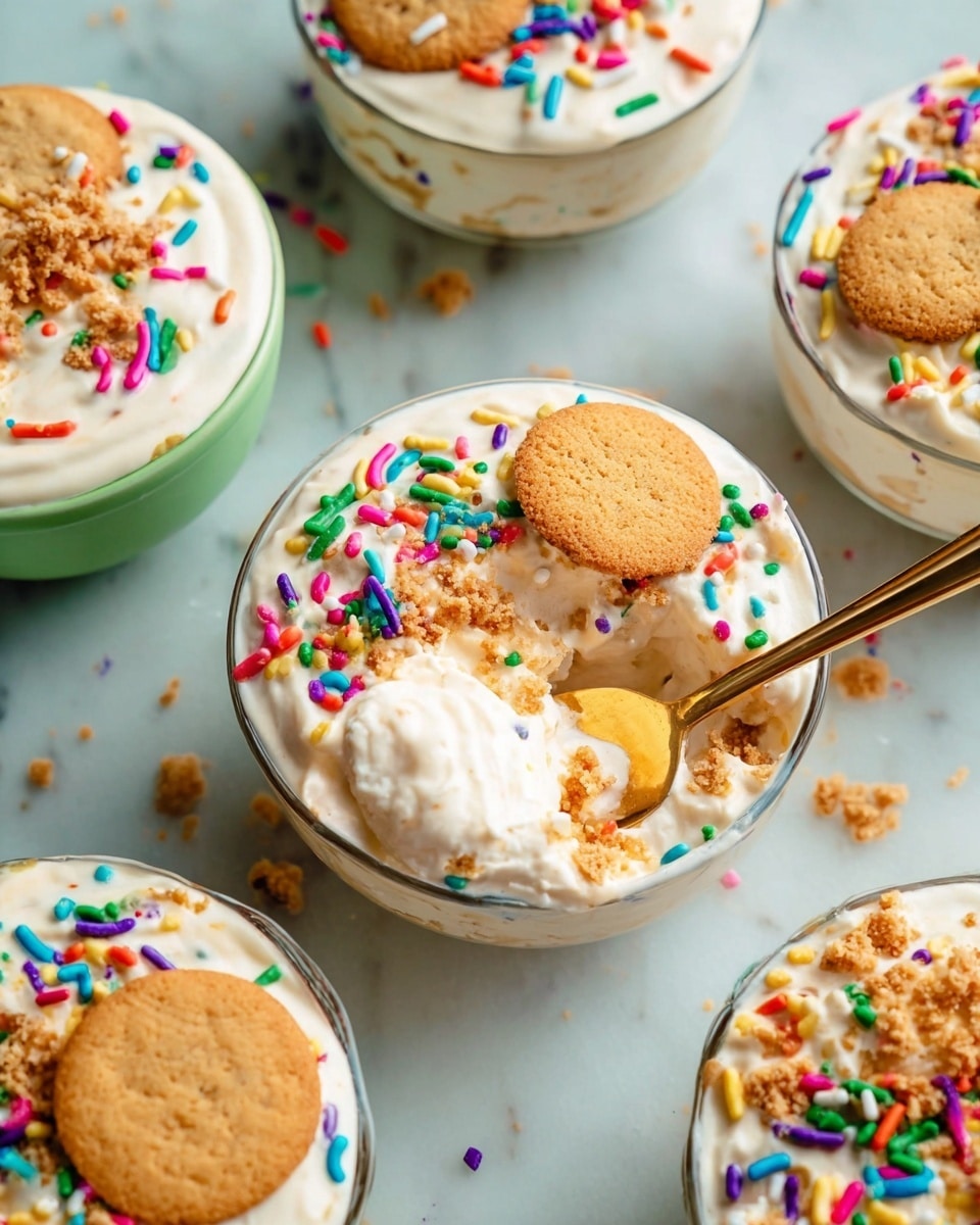 Sugar Cookie High Protein Pudding with White Chocolate Shell Recipe - Recipe Image