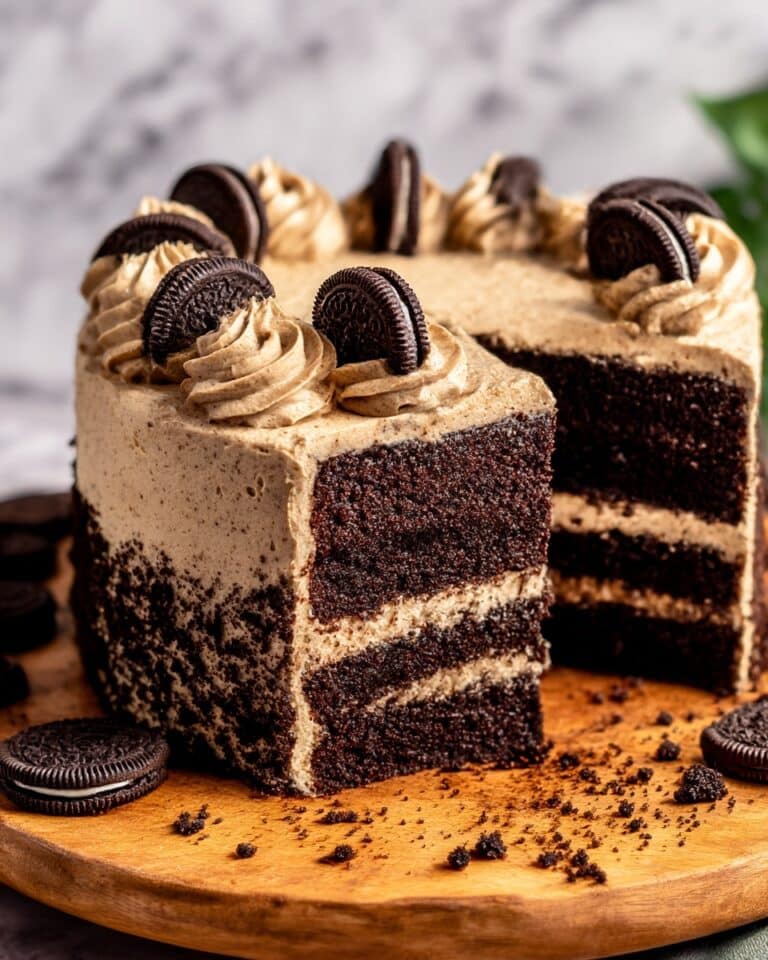 Oreo Peanut Butter Cake Recipe