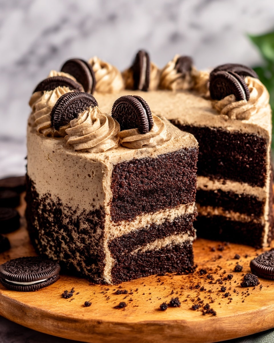 Oreo Peanut Butter Cake Recipe