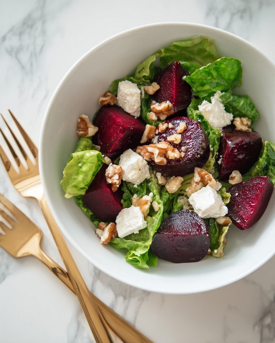Zesty Beet and Goat Cheese Salad That Elevates Your Dinner Recipe - Recipe Image