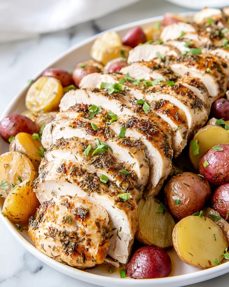 Crockpot Turkey Tenderloin with Roasted Potatoes Recipe - Recipe Image