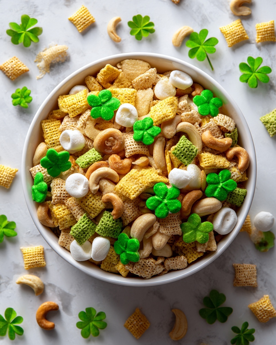 Irresistible 5 Minute St. Patrick’s Day Snack Mix Adventure Recipe - Recipe Image