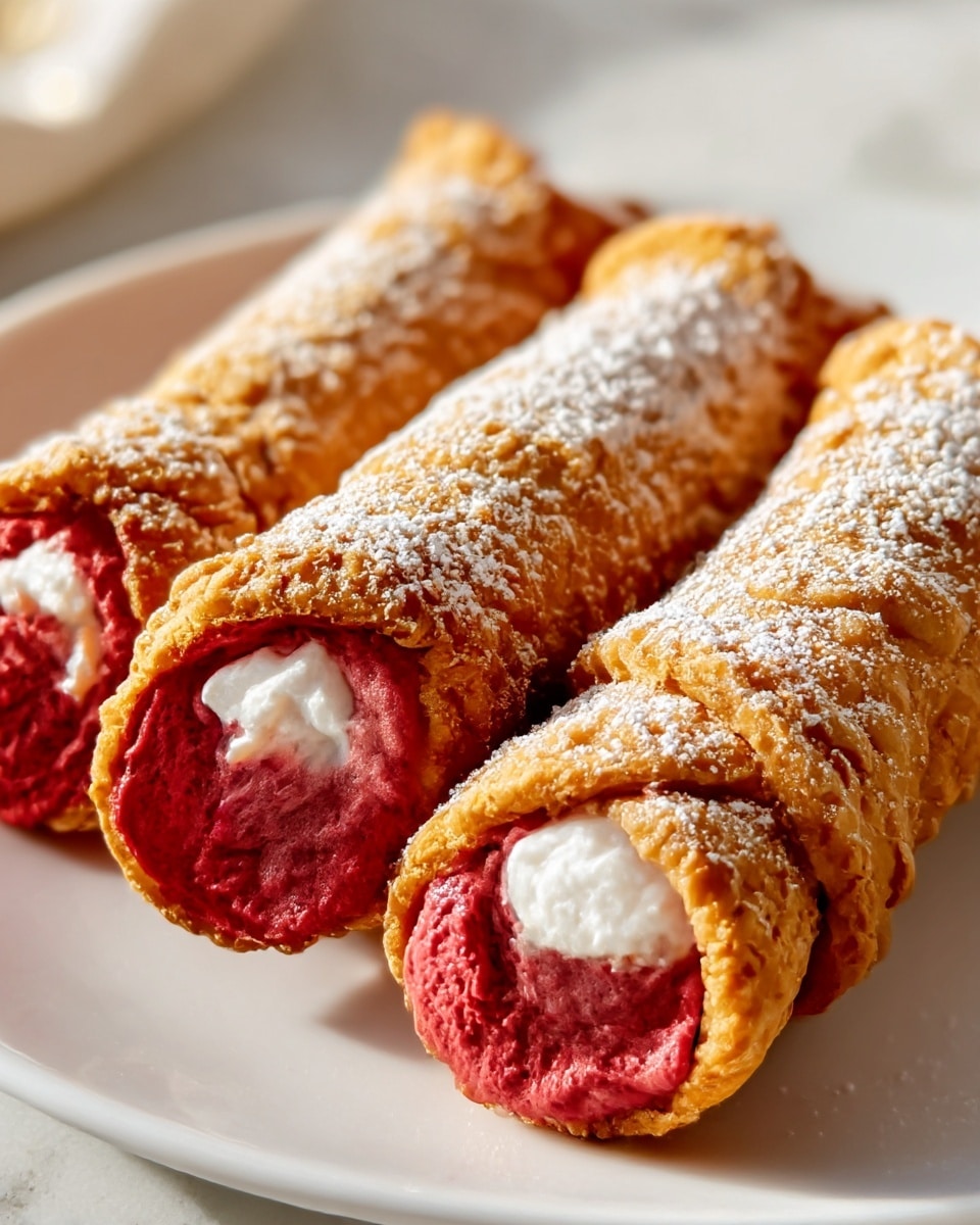 Red Velvet Cannoli Recipe - Recipe Image