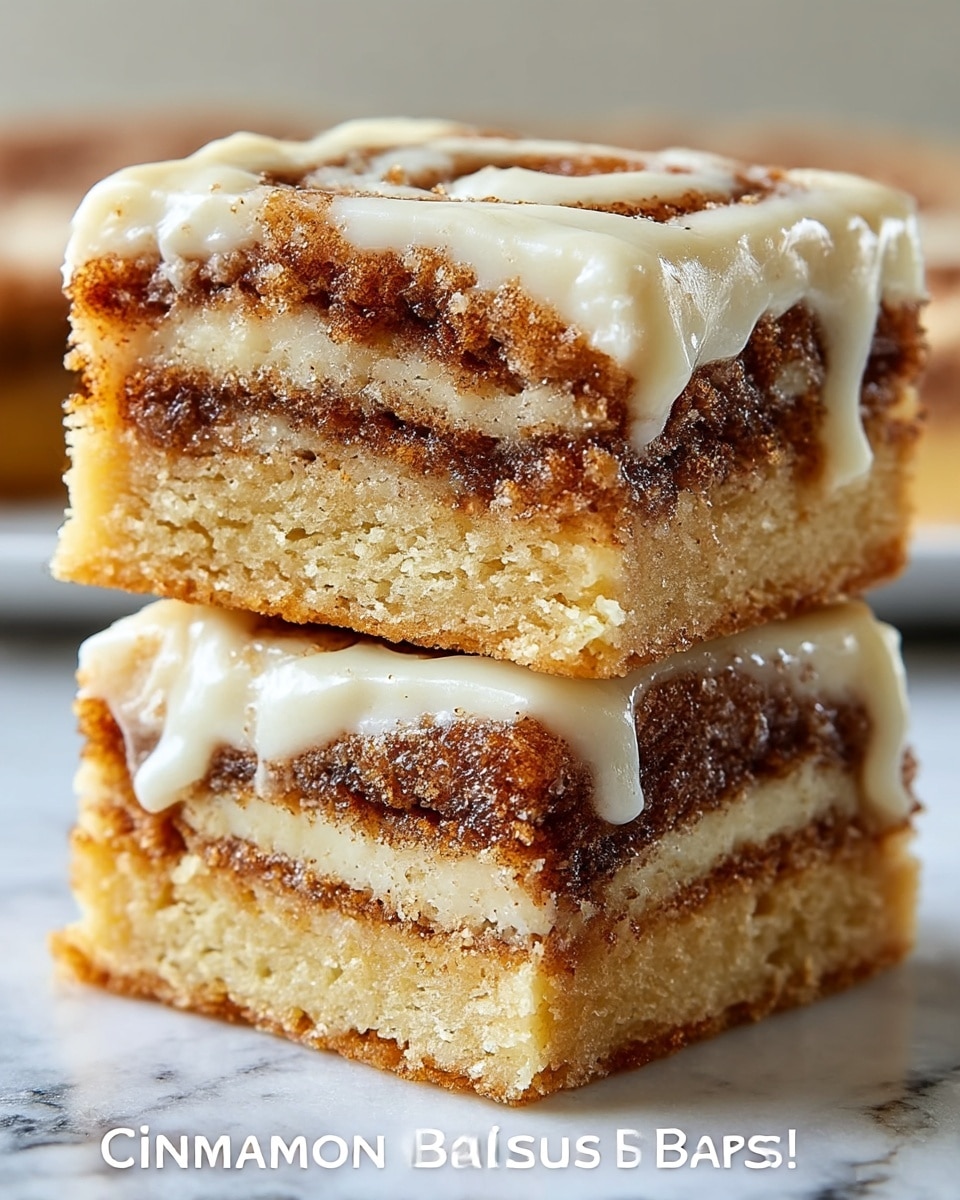 Irresistible Cinnamon Roll Bliss Bars Recipe - Recipe Image