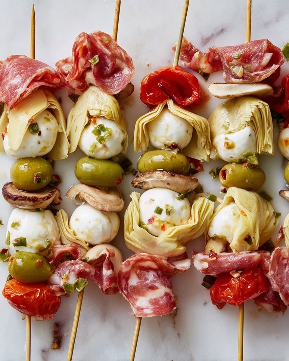 Antipasto Skewers Recipe - Recipe Image