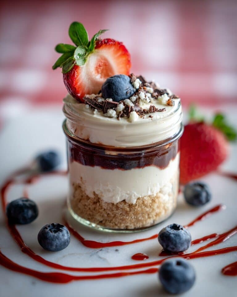 Healthy Protein Cheesecake Jars Recipe