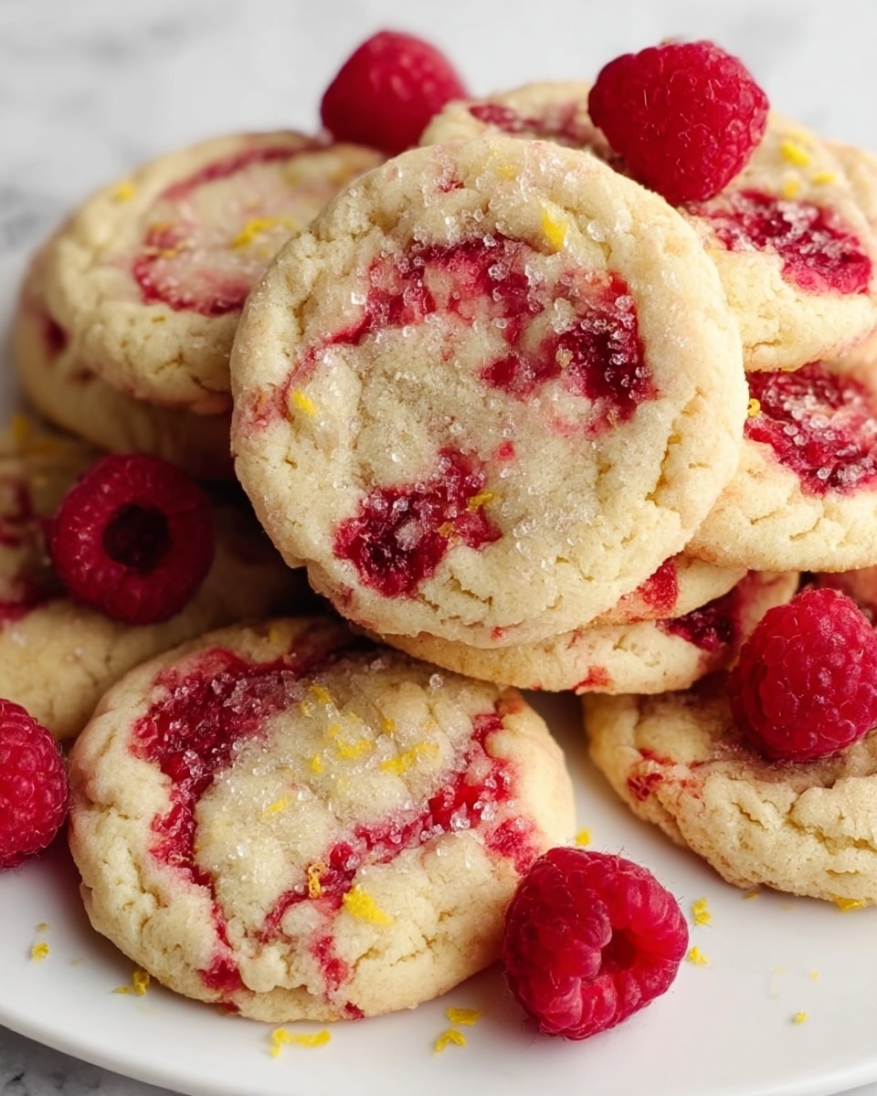 Lemon Raspberry Cookies Recipe - Recipe Image