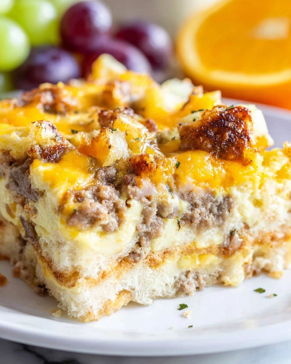 English Muffin Breakfast Casserole Recipe - Recipe Image