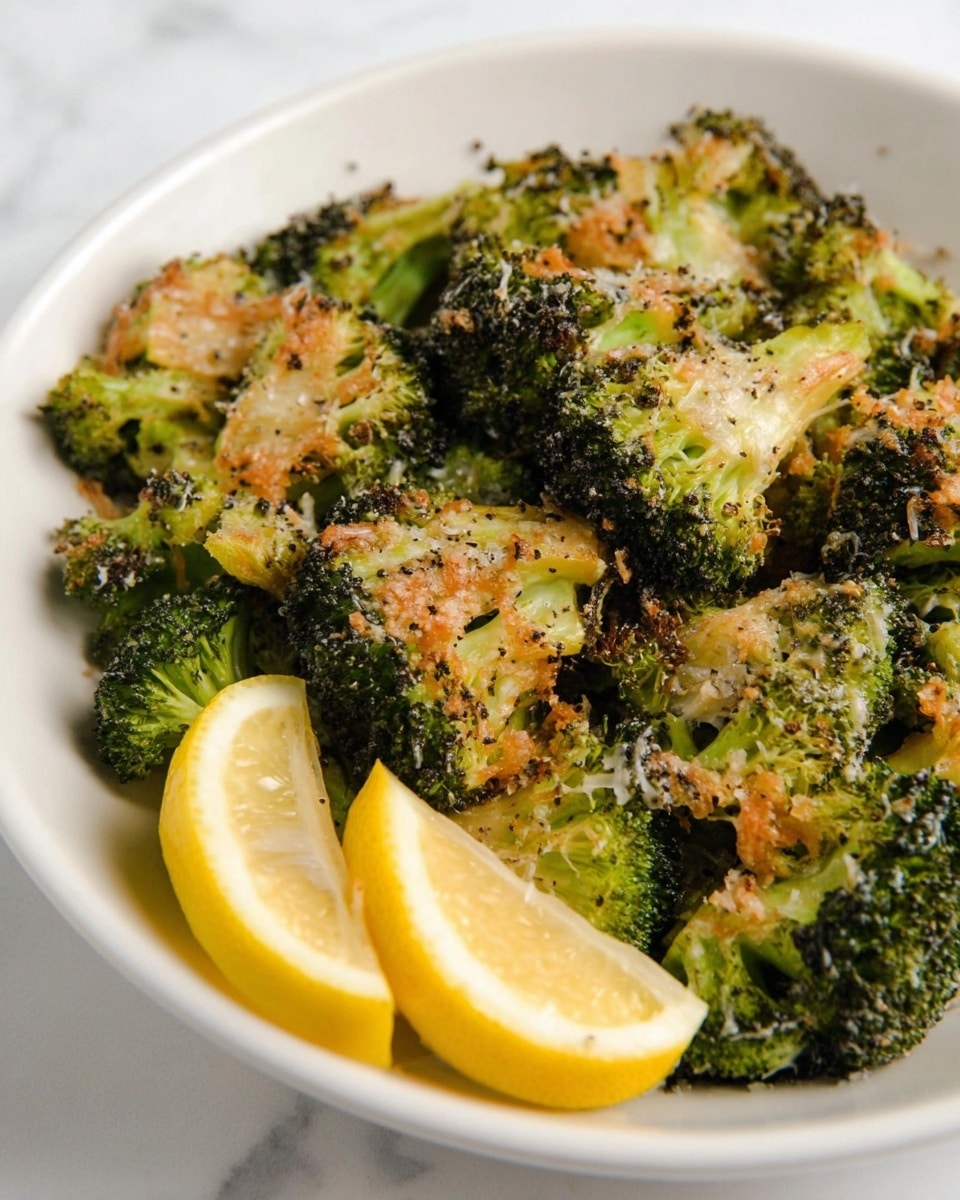 Smashed Broccoli Parmesan Recipe