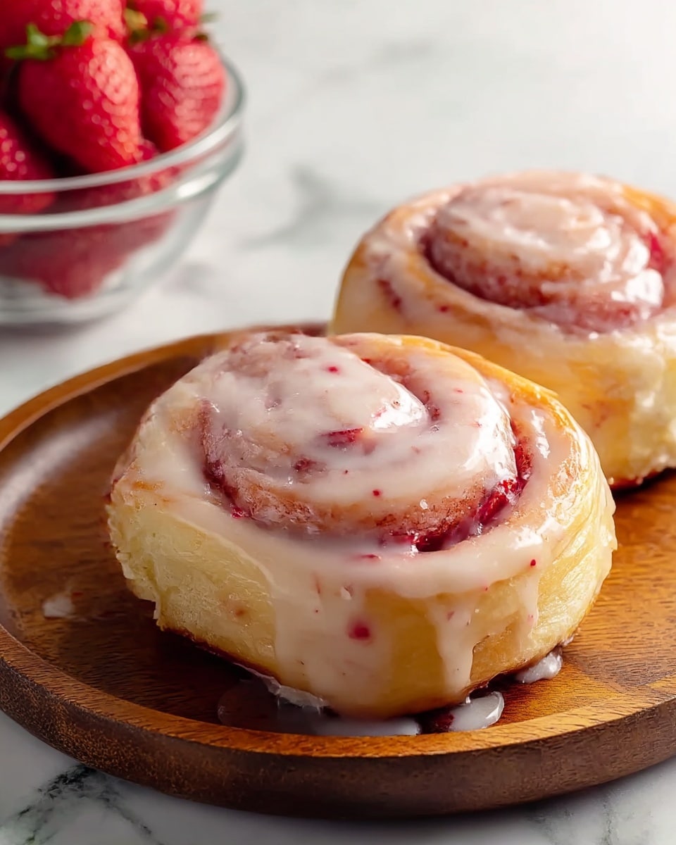 Irresistible Strawberry Cinnamon Rolls Recipe - Recipe Image